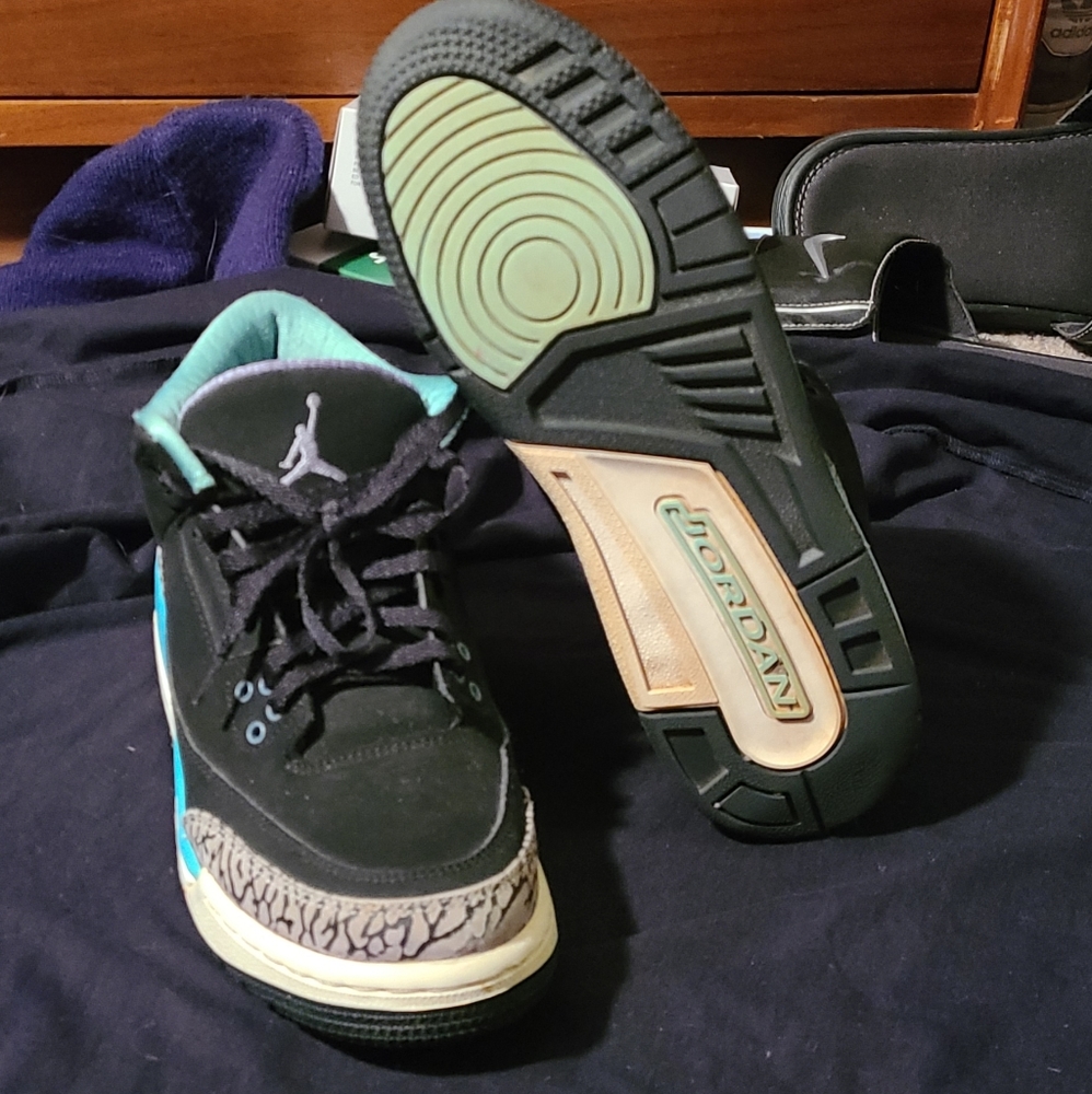 Jordan Retro 3 Bleached Turquoise Mint